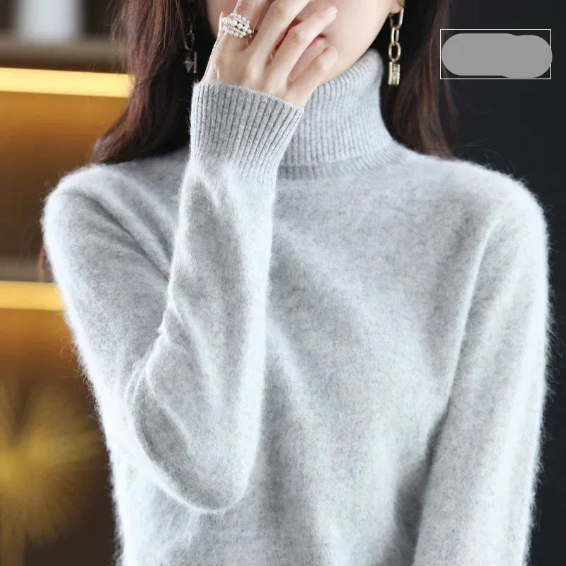 Weicher Rollkragenpullover aus Kaschmir | Damen