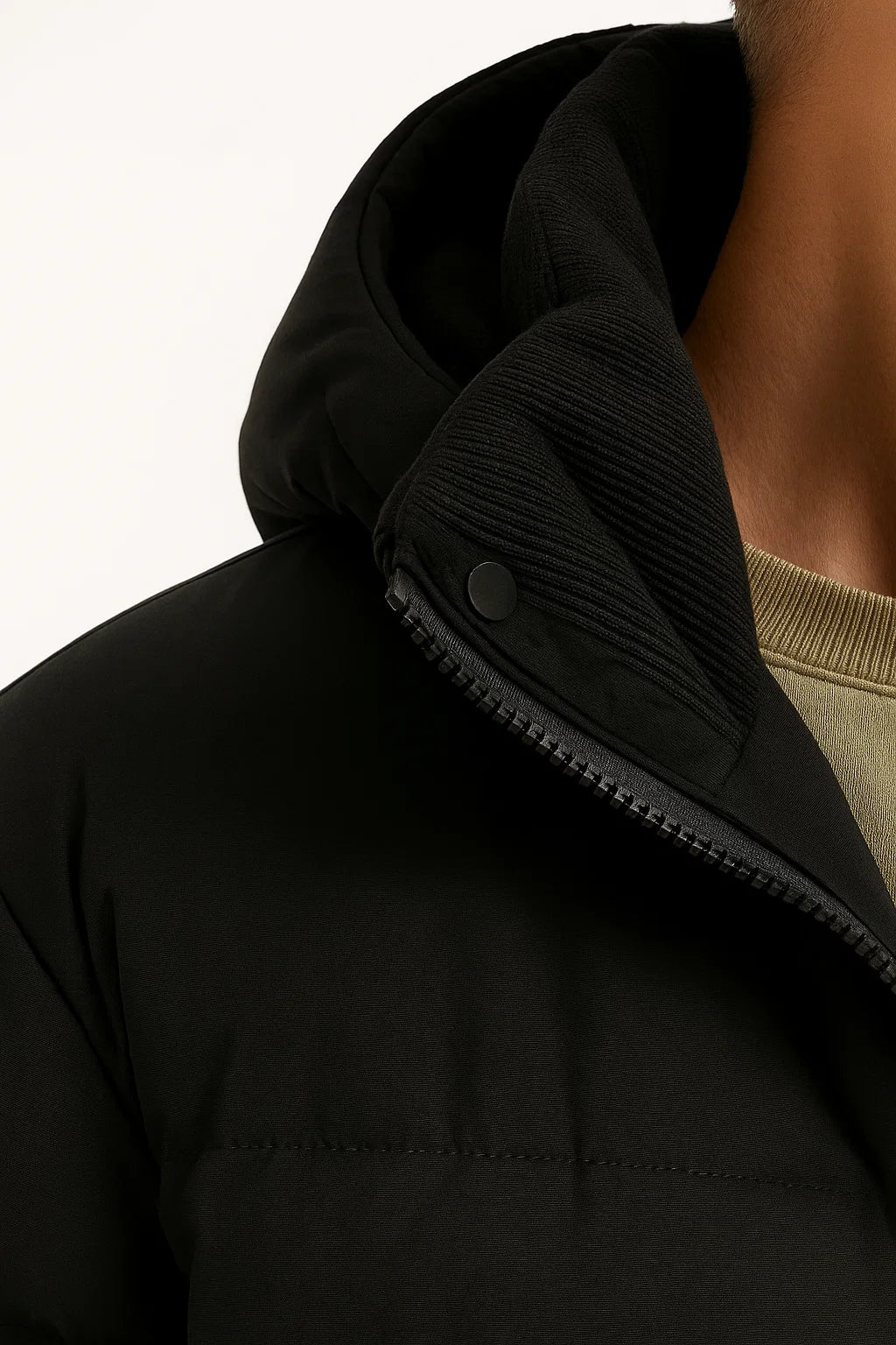 Herren Pufferjacke – Leichte Kapuzen-Winterjacke mit Isolierung