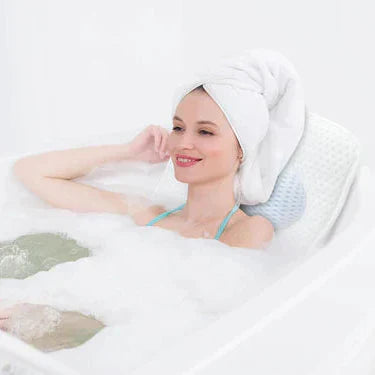 Badewannen-Kissen | Ergonomisches Badekissen | Komfortabel in der Badewanne | Badelux