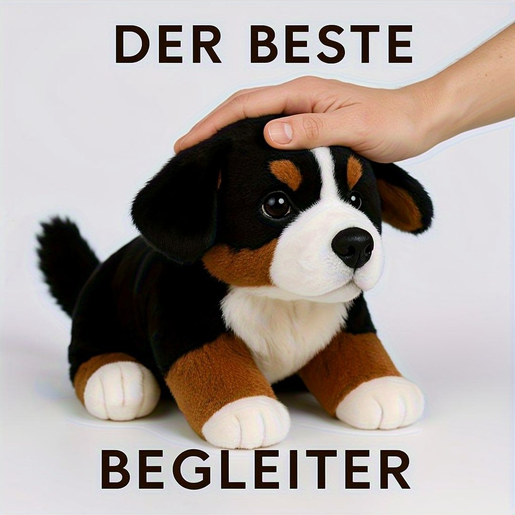 Bernhardiner Plüschspielzeug | Realistisches Hundestofftier | SoftBernie