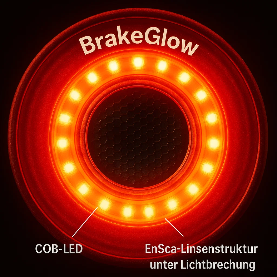 Ultra-intelligentes Rücklicht für Fahrrad