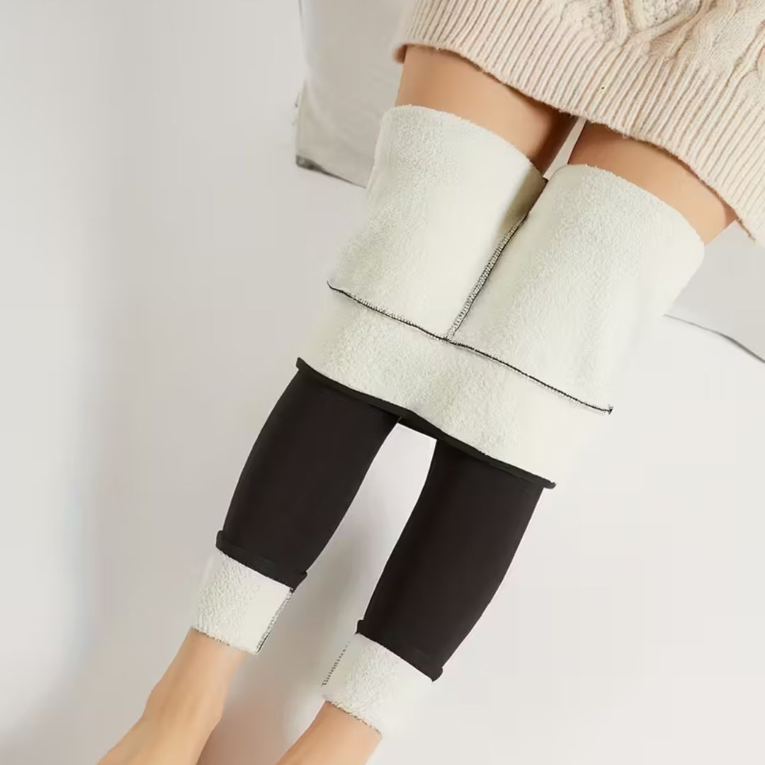 Thermoleggings für Frauen | Isolierte Thermohosen | Warme Leggings für den Winter | CozyLine