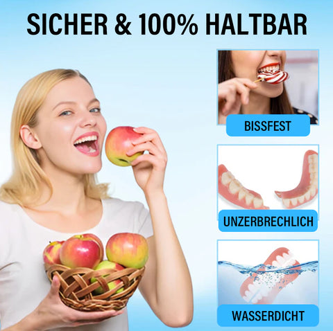 Anpassung & Stabilisierung für Zahnprothesen | Universelle Zahnprothesen | DentureFix