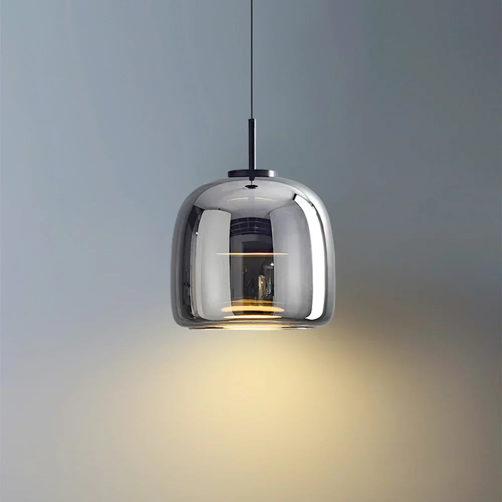 Hängelampe Glas Modern LED Pendelleuchte
