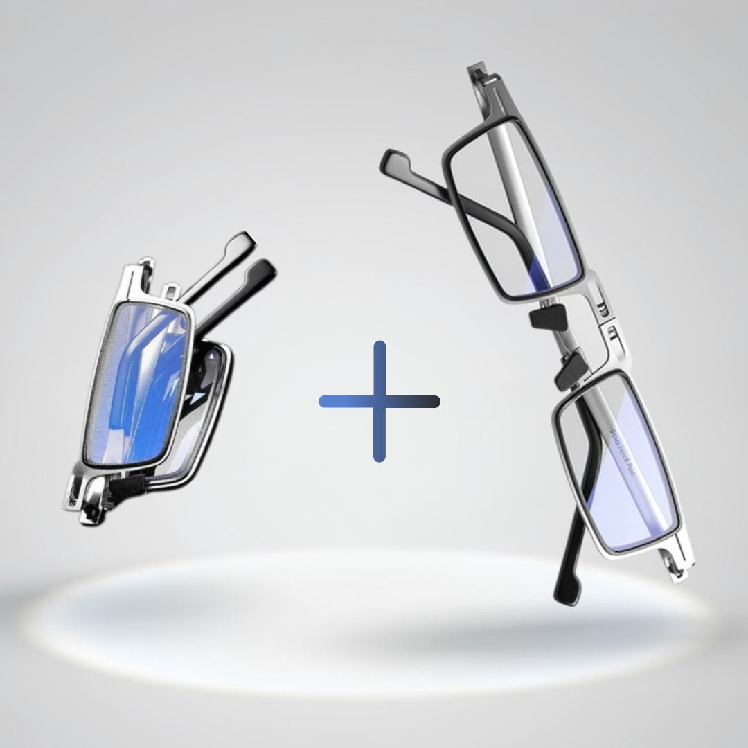 Faltbare Lesebrillen für Männer und Frauen mit Blaulichtfilter | OptiFold