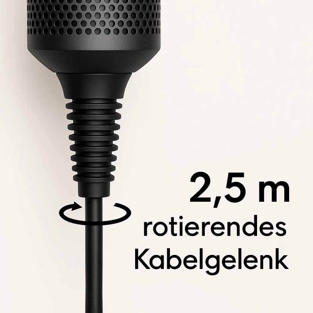 Haartrockner & Glätteisen in 1 | 2 in 1 Haarstyler | Volyra