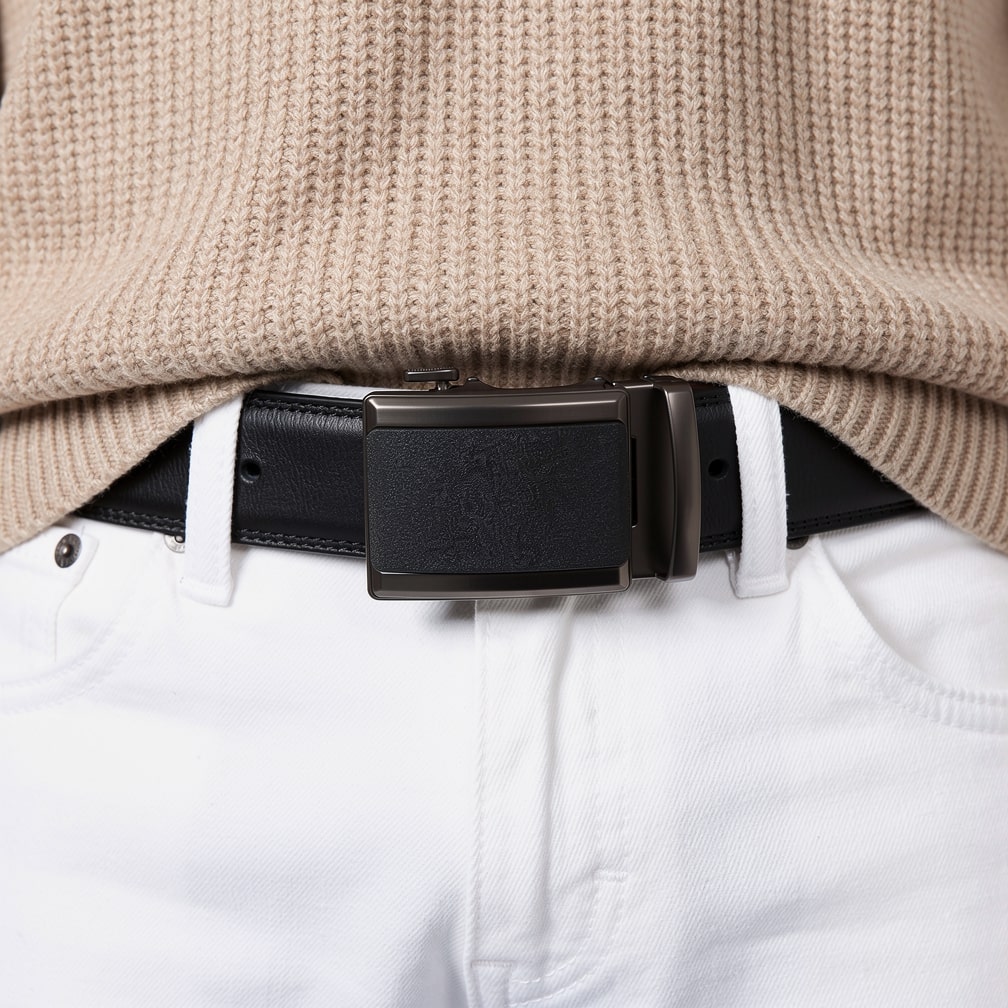 Herren Gürtel | Leder Gürtel ohne Löcher | GürtKraft