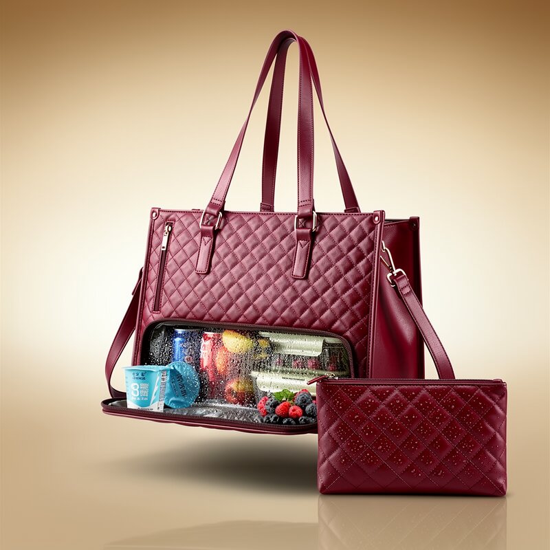 Handtasche mit Kühlfach für Frauen | Umhängetasche mit Kühlfunktion | FreshLuxe