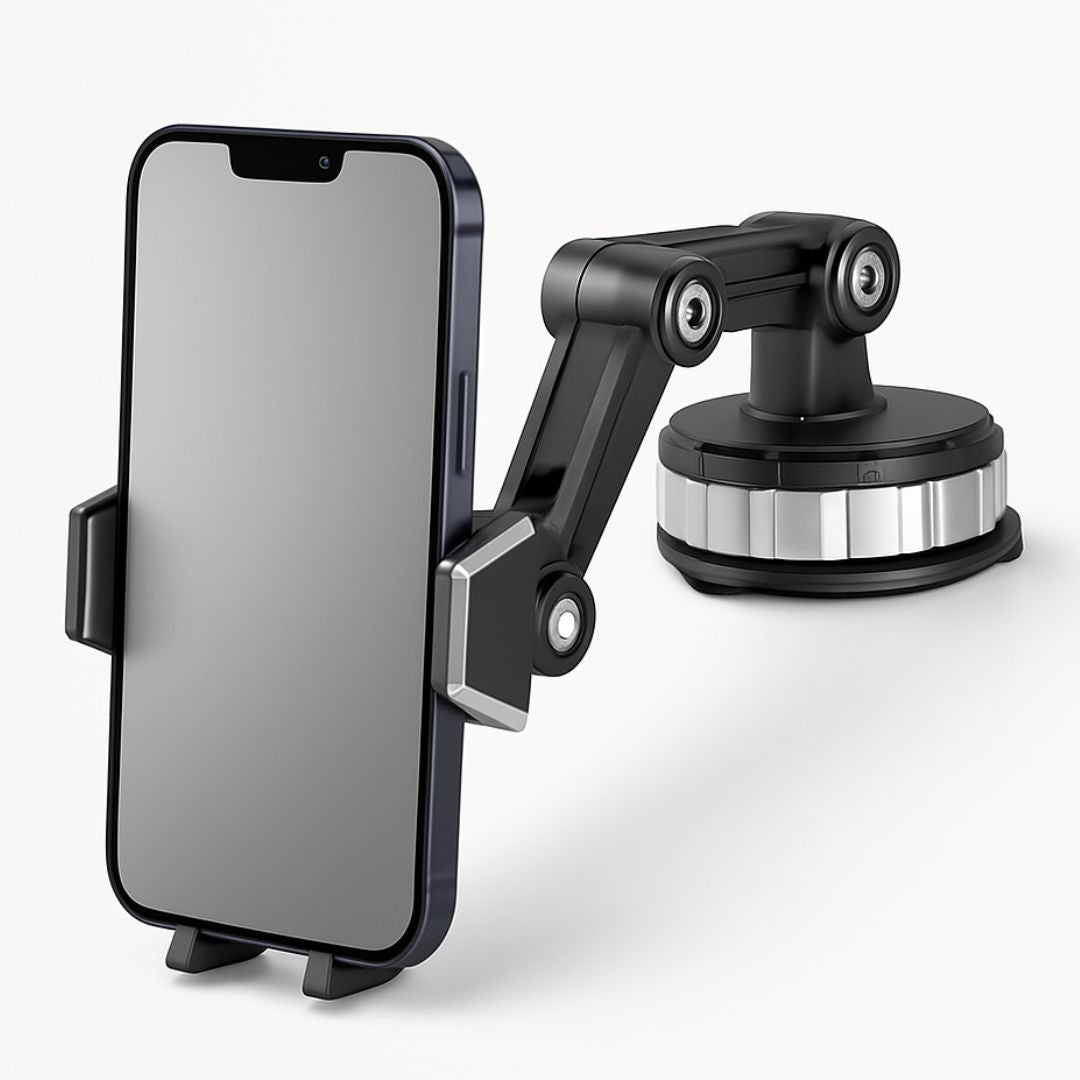 Auto-Handyhalter | Handyhalter mit Saugnapf & 360°-Drehung | LuxGrip