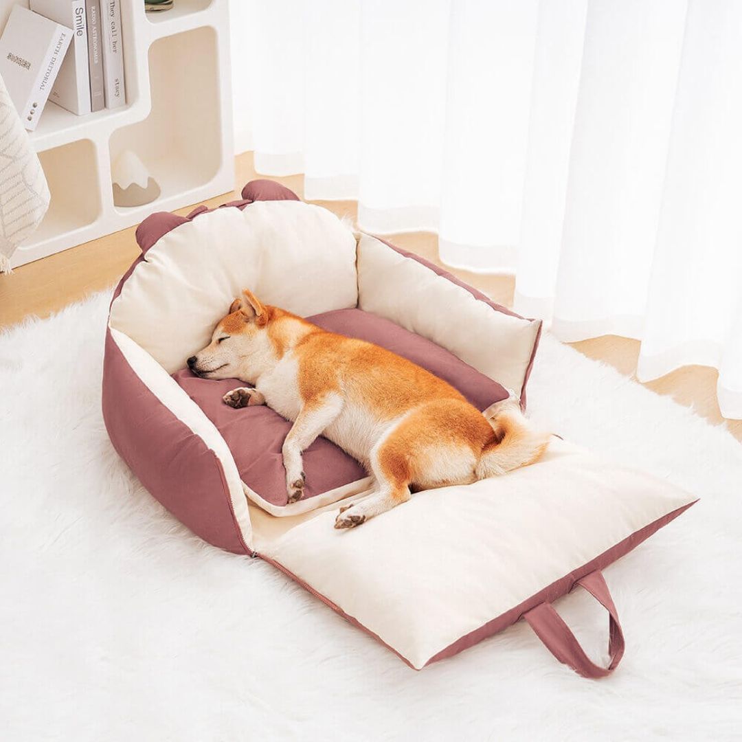 Hund Autositz | Hundesitz für die Rückbank | Hundetransportbox | Hundebox