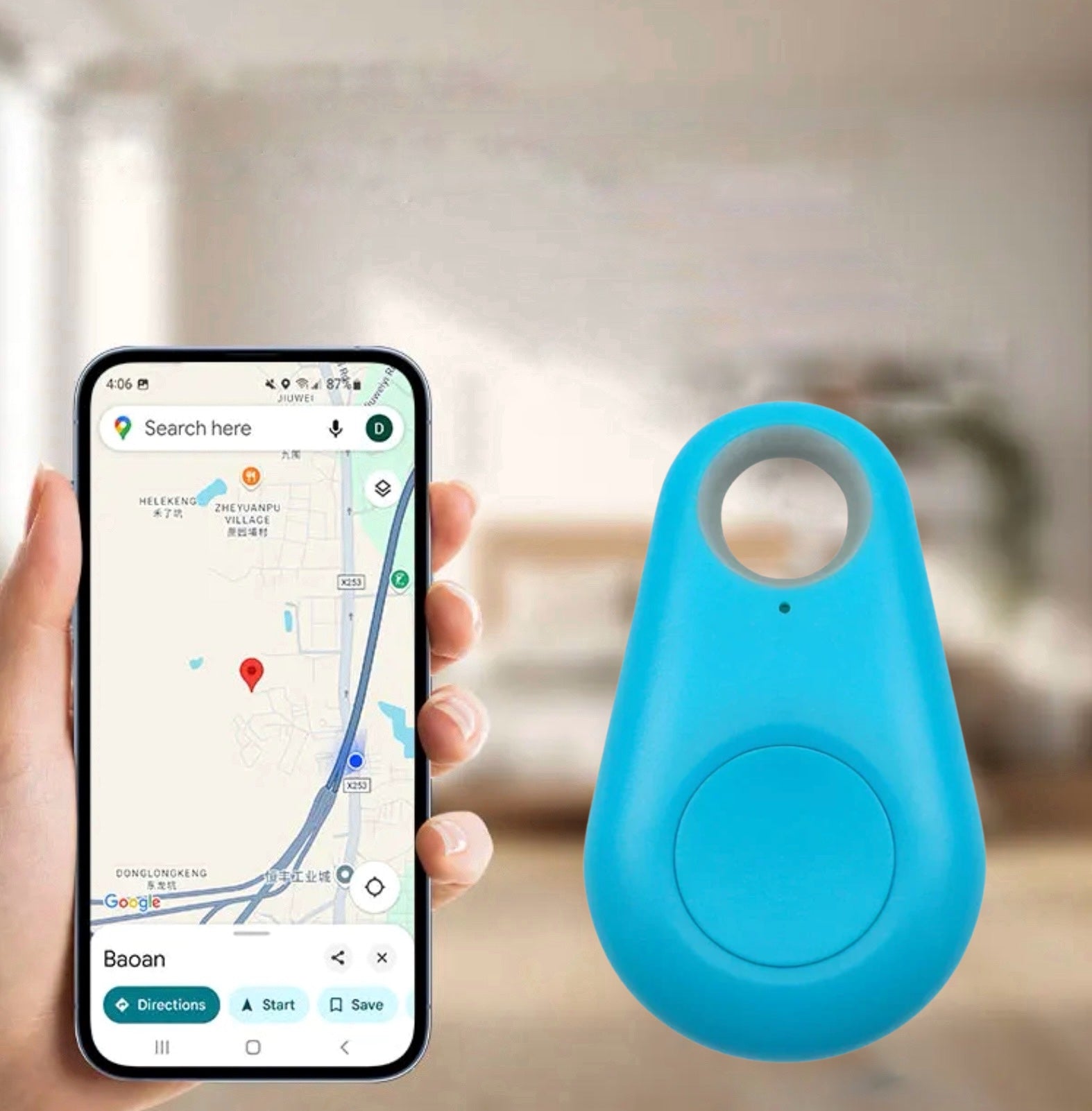 Mini GPS-Tracking-Gerät für Kinder mit Echtzeit-Ortung & SOS-Funktion