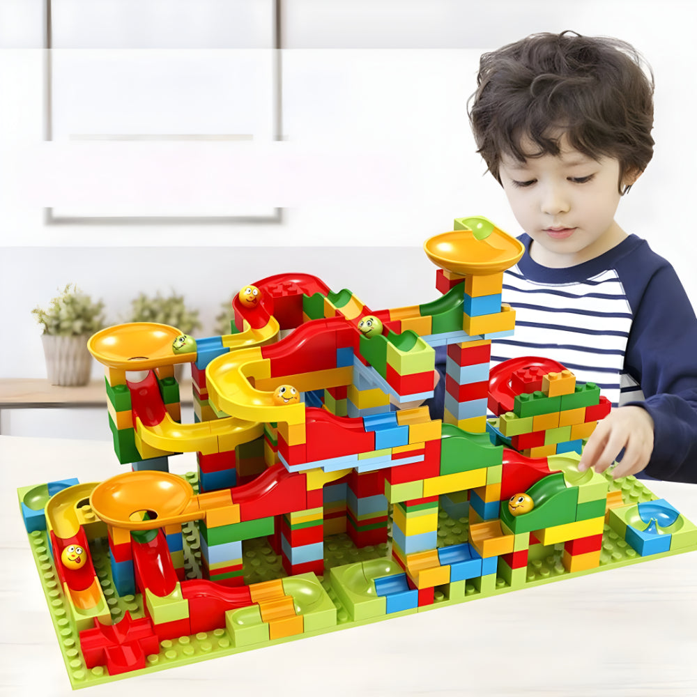 Murmelbahn Kinder Bau Spielzeug Bunte Kunststoff