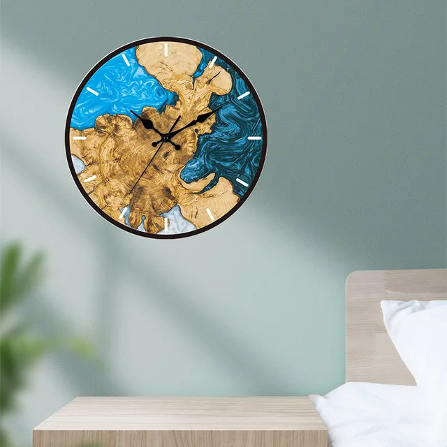 Transparente Wanduhr