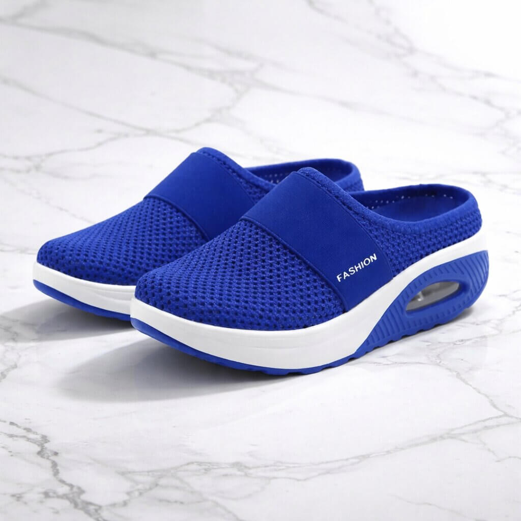 Orthopädische Hausschuhe zum Reinschlüpfen | Breite Diabetikerschuhe für Zuhause | Velori