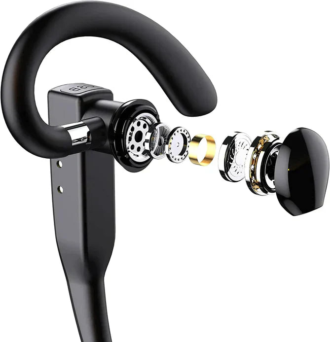 Ripob | Trucker Dual Mic Wireless Bluetooth 5.1 Noise Cancelling Headset/Earphones