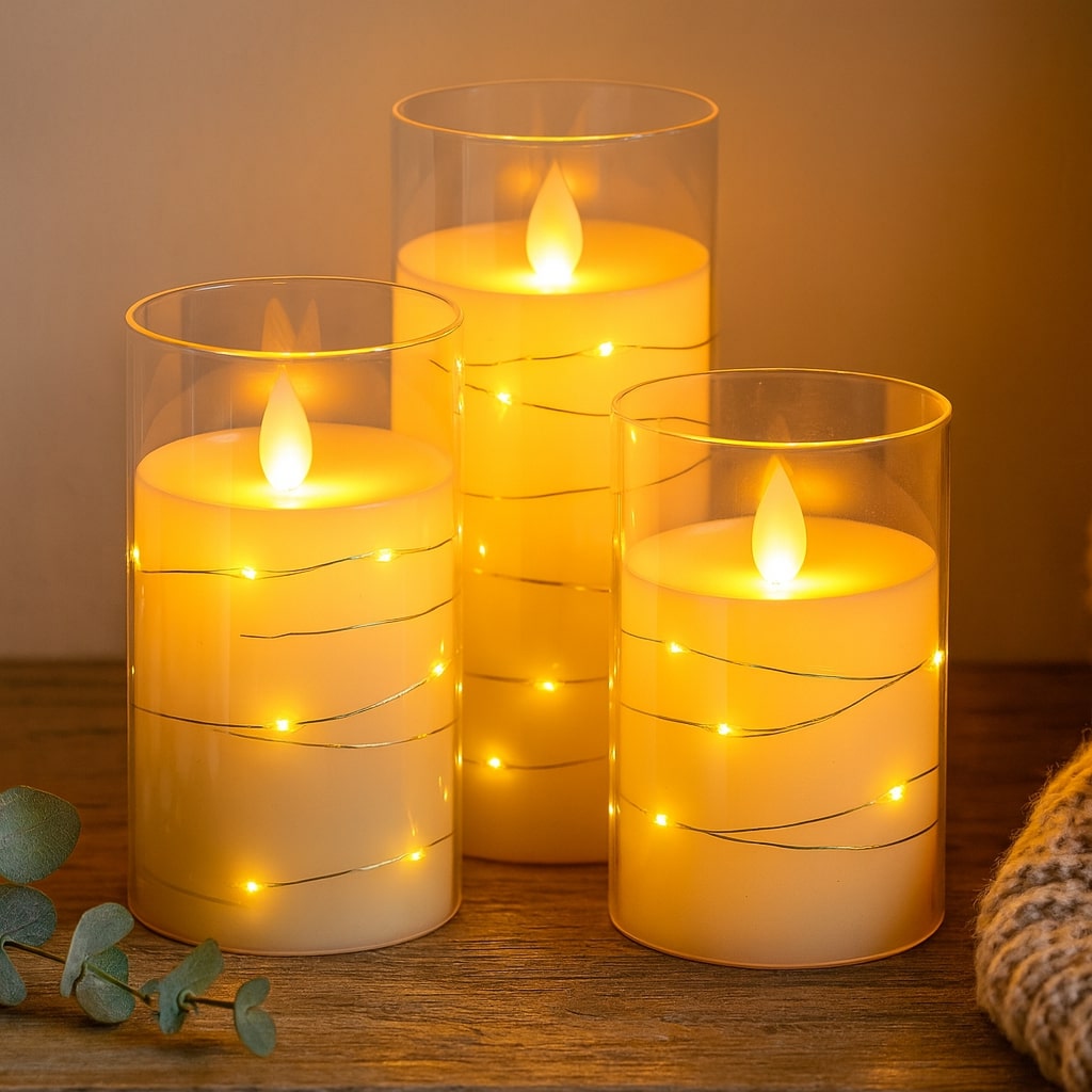 LED-Kerzen mit Fernbedienung & Timer | LED-Kerzen-Set | ScheinLicht