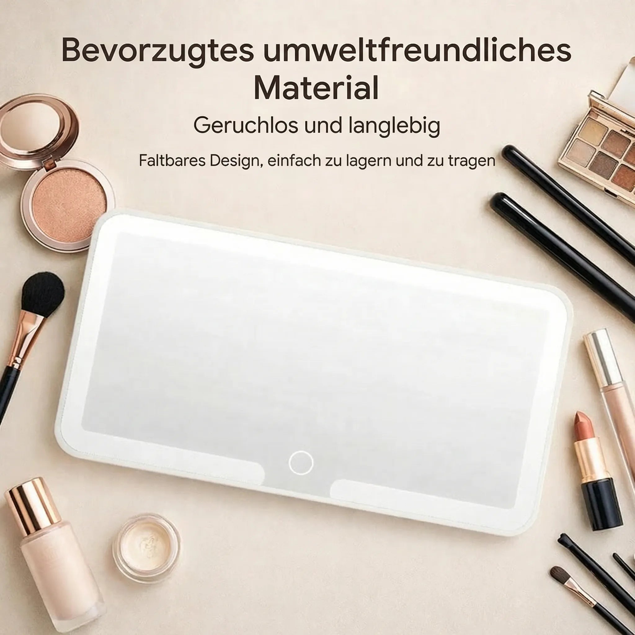 Makeup-Spiegel mit Licht für das Auto | Beleuchteter Kosmetikspiegel | GlowVisor