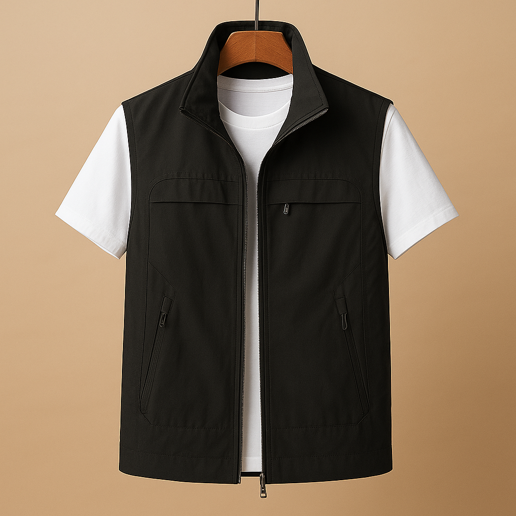 Herren Leichter Kurzarm Outdoor Cardigan