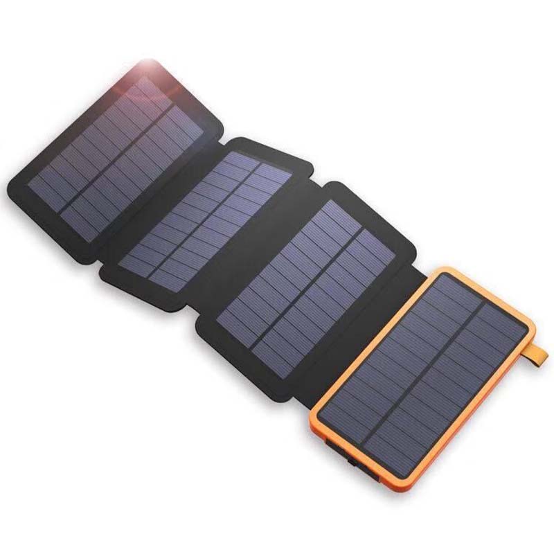 PowerFold | Tragbare faltbare wasserdichte Solar-Powerbank