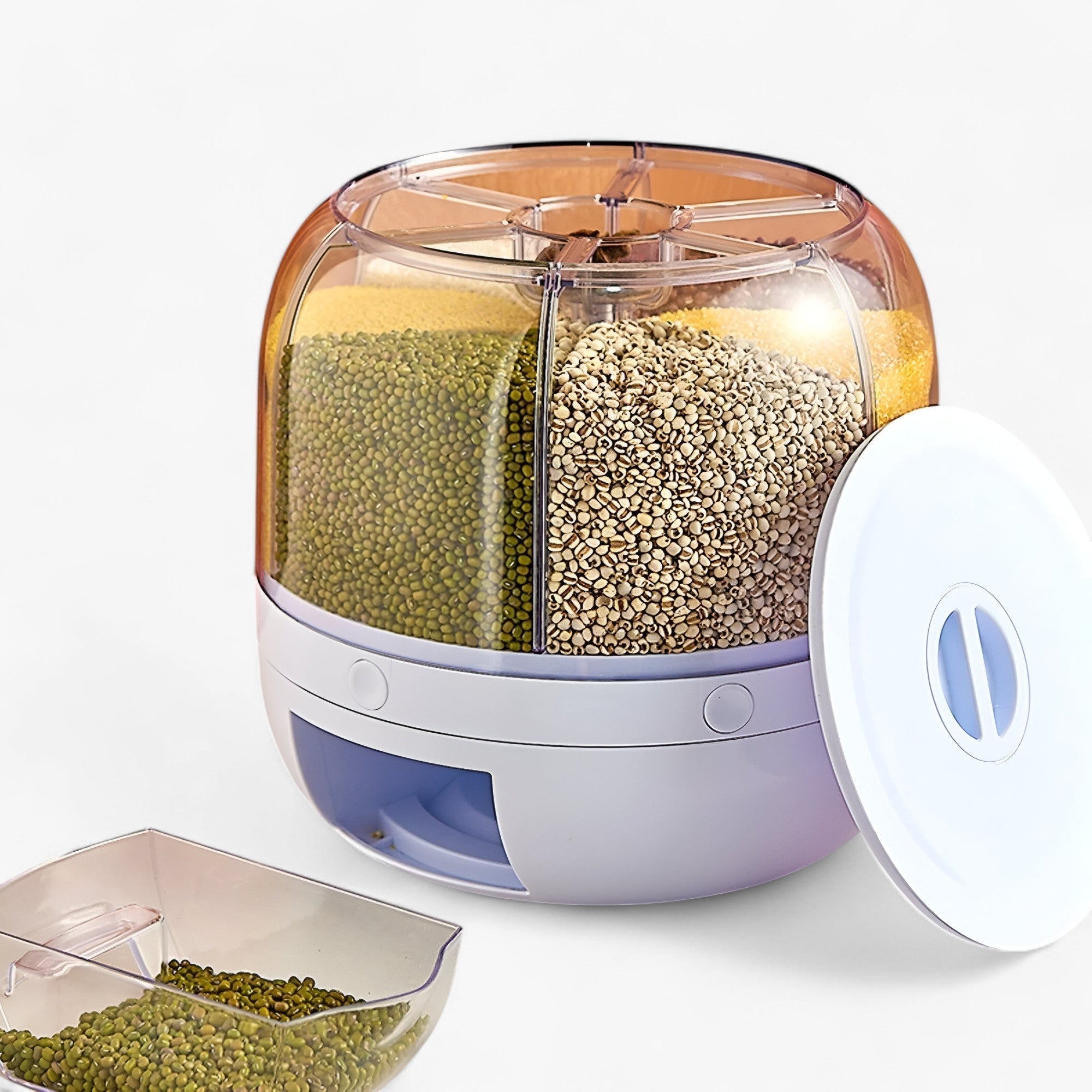 Müsli-Spender | Aufbewahrungsbehälter | Lebensmittel-Aufbewahrungsbehälter mit Deckel | Aufbewahrungsbox