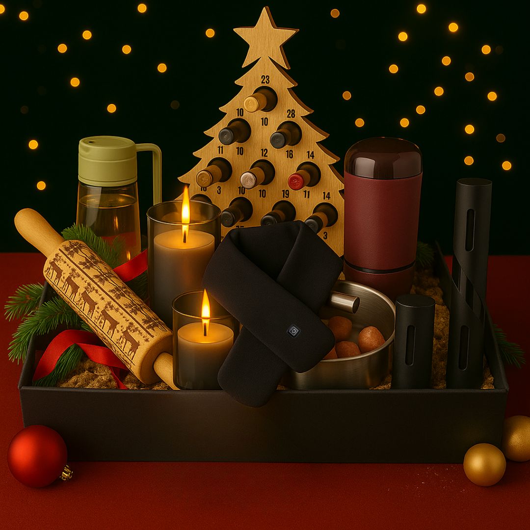 Weihnachtsgeschenk für Mitarbeiter, Männer, Freunde, Familie oder Kunden | Weihnachts-Paket